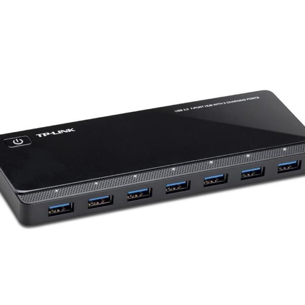 USB Hub USB 3.0 7-Port ext   EU PLUG UH720, USB 3.2 Gen 1  (3.1 Gen 1) Micro-B, USB 3.2 Gen 1 (3.1 Gen 1) Type-A, 5000 Mbit/s, Black, 1 m,