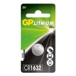 LITHIUM BUTTON CELL CR1632 Lithium Cell CR1632,  Single-use battery, CR1632, 3 V, 140 mAh