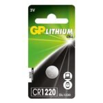 LITHIUM BUTTON CELL CR1220 Silver Oxide Cell CR1220,  Single-use battery, CR1220, Lithium, 3 V, 1-pack, 36 mAh