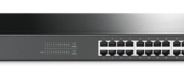 TP-Link Network switch  Unmanaged L2 Gigabit Ethernet  (10/100/1000) Black (Not Omada SDN Supported) TL-SG1024, Managed, L2, Gigabit