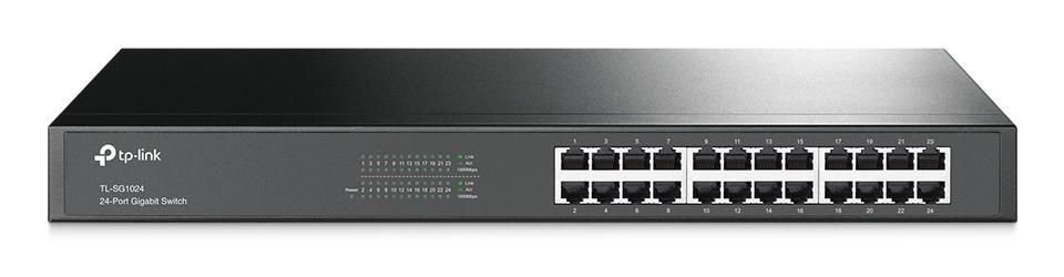 Img_25300057.jpg TP-Link Network switch Unmanaged L2 Gigabit Ethernet (10/100/1000) Black (Not Omada SDN Supported) TL-SG1024, Managed, L2, Gigabit - Image 1