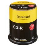 CD-R  Intenso 700100pcs Cak CD-R 700MB, CD-R, 700 MB, 100  pc(s), 120 mm, 80 min, 52x