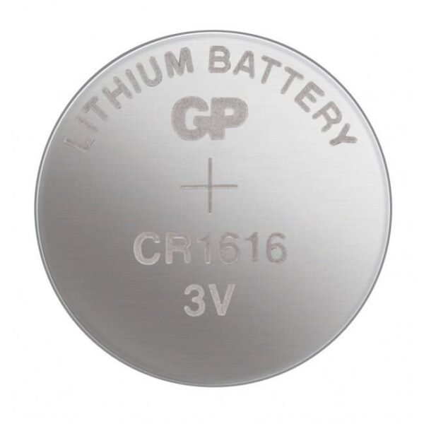 LITHIUM BUTTON CELL CR1616 Lithium 2181 Single-use Cell  Battery, CR1616, 3 V, 1-pack, Silver