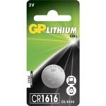 LITHIUM BUTTON CELL CR1616 Lithium 2181 Single-use Cell  Battery, CR1616, 3 V, 1-pack, Silver - Image 2