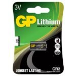 LITHIUM BATTERY CR2 Lithium 3703, Rechargeable  battery, 3 V, 1-pack, Black, -40 - 60 ?C