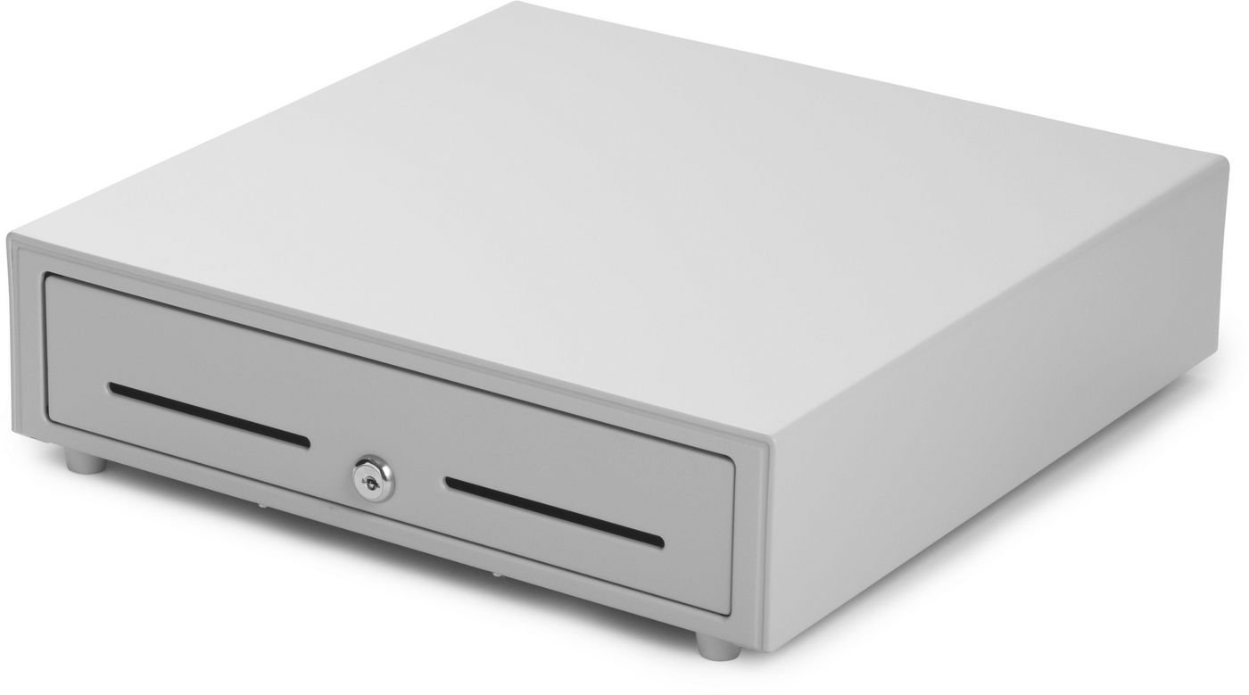 Img_25384799.jpg 410 mm cash drawer 4B/8C 410 x 415 x 100 mm - White - Image 1