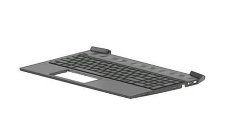 Img_25420913.jpg TOP COVER GSW W KB GSW BL NORD L72598-DH1, Housing base + keyboard, Nordic, Keyboard backlit, HP, Pavilion Gaming 15 - Image 1