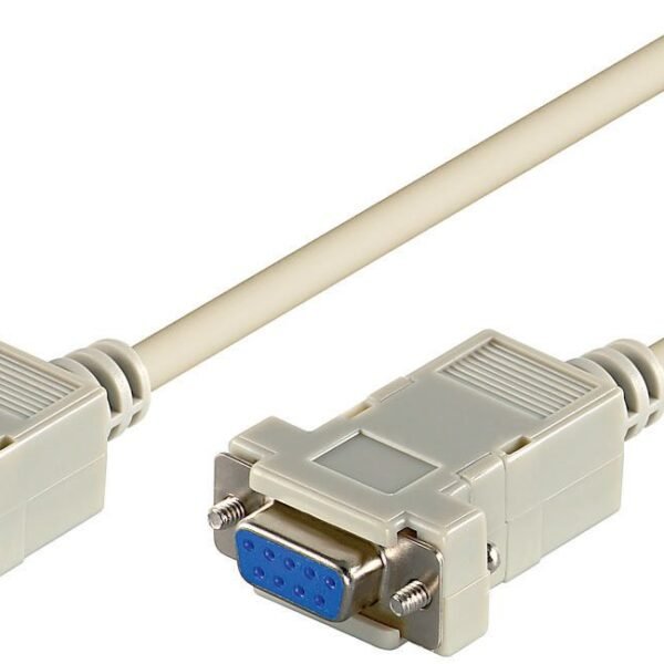 D-SUB 9-pin Cable, 2m seriell / serial 1:1