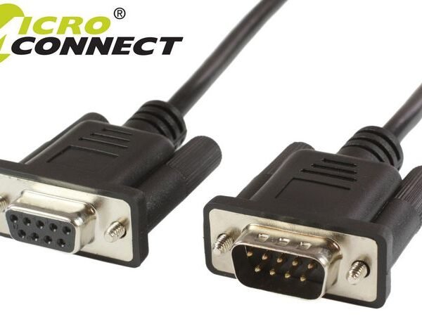 Microconnect SCSEHN3B serial cable Black 3 m DB-9