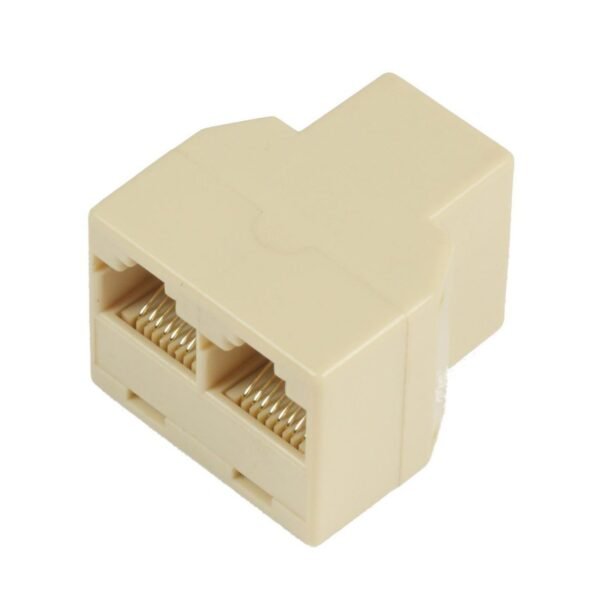 RJ45 Ethernet Y-Adapter RJ45 RJ45 - 2x RJ45 F/F, 8P/8C Plastic housing