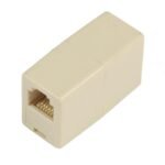Modular Adapter RJ12-RJ12 F/F 6P/6C, UTP Connection Allocation: 1:1, Plastic housing