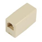 Modular Adapter RJ12-RJ12 F/F 6P/6C, UTP Connection Allocation: 1:1, Plastic housing