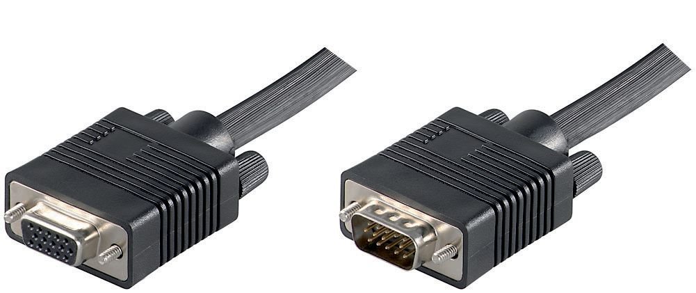 Img_25425577.jpg FullHD SVGA HD15 Extension 10m Extension cable, Black Resolution : 1920 x 1080p, Double Shielded - Image 1