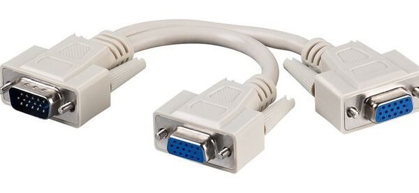 VGA Y-splitter 1 to 2, passive 0,30m 100pcs/box