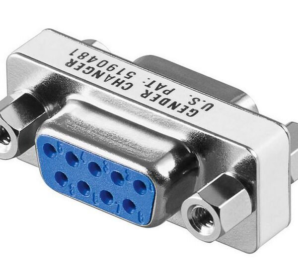 RS232 Mini Gender changer DB9  F/F DB9 Female to Female