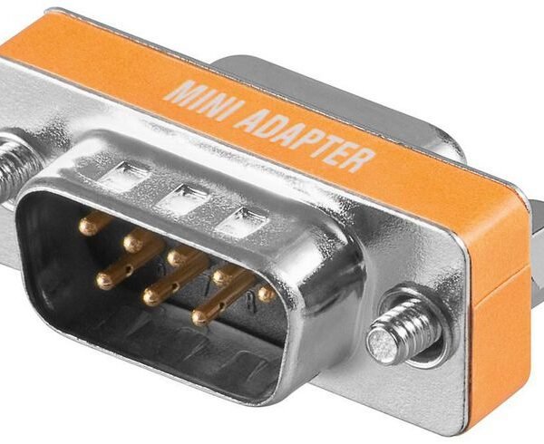 Mini Gender DB9 M/F Null Modem DB9 Male to Female Bulk
