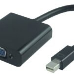Active Mini DP - VGA Adaptor Mini DP M - VGA Female, Black Connect a VGA display to a Mini-DisplayPort?-equipped PC or Mac? computer