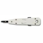 LSA-insertion tool for LSA terminals and cutting