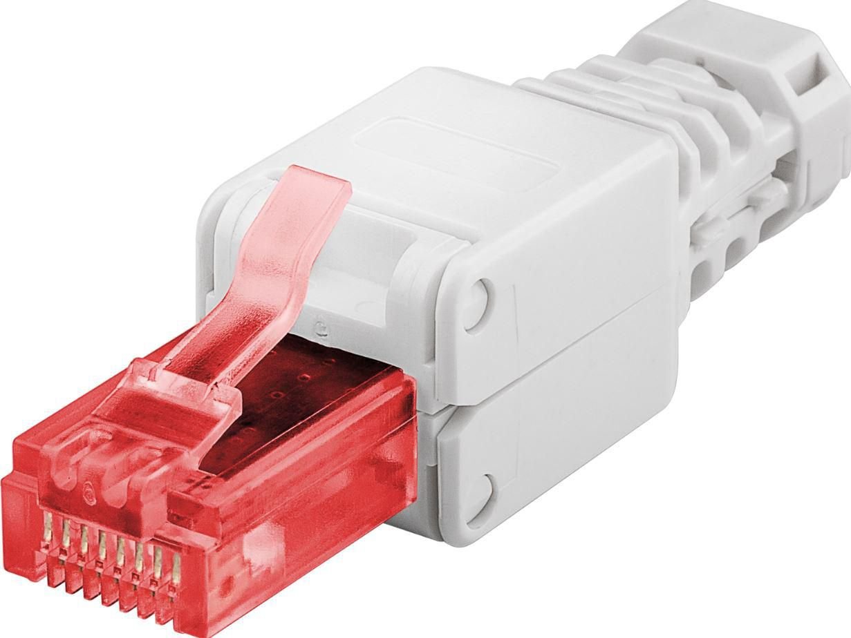 Img_25425925.jpg Tool-free RJ45 CAT 6 connector CAT 6 UTP(unshielded) For stranded and solid inner conductor (AWG 22 to 26) - Image 1