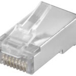 Modular Plug CAT5e Plug 8P8C FTP Shielded 10pcs in one bag For Stranded & Solid cable
