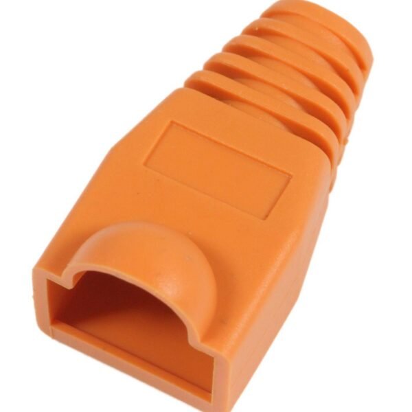 Strain Relief Boot for RJ45  Orange, 50pcs Cable lead in  6.40mm