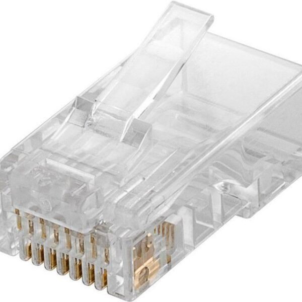 Modular Plug CAT5e Plug 8P8C Unshielded, 10pcs in one bag For Stranded & Solid cable
