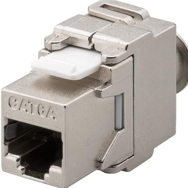 Keystone module CAT6a, STP RJ45 to IDC connectors Tested up to 500 MHz
