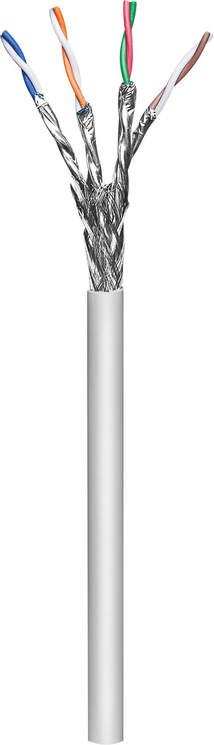 Img_25425998-1 S/FTP CAT6a 50m Grey, LSZH Stranded, AWG 26/7, CU Non-terminated flexible data-/patchcable for indoor using - Image 1