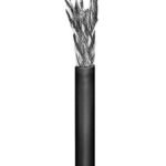 S/FTP CAT6 Outdoor 100m Black Stranded AWG 27 CCA, Jacket PE Non-terminated flexible data-/patchcable for Home-/outdoor using