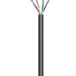 U/UTP CAT5e Outdoor 100m Black Stranded, AWG26 CCA, Jacket PE UV and water resistent