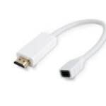 Active Adapter Mini  DisplayPort (Mini DP) female  to HDMI Cable length, 10cm white Resolution : 1920 x 1200 x 60 Hz