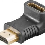 HDMI 19 Angled Adaptor F-M 4K  Ultra HD 2160p (60 Hz) HDMI  -HDMI Angled adaptor 270? Gold plated contacts