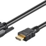 HDMI 19 - DVI-D 18+1 0.5m M-M Resolution :  HDTV up to  1080p Gold-Plated Connectors