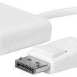 Displayport-VGA M-F, 15cm White, V1.2, Active Resolution : 1920 x 1080P