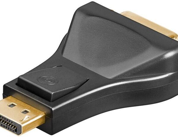 Adapter Displayport to DVI M-F Black DVI-I 24+5 Dual Link