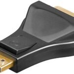 Adapter Displayport to DVI M-F Black DVI-I 24+5 Dual Link