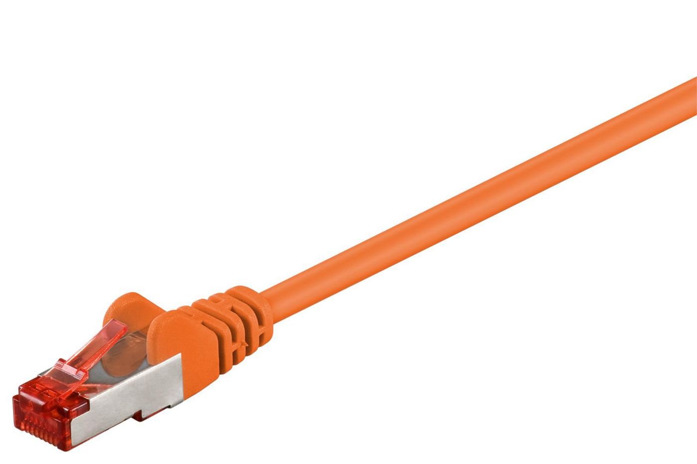 Img_25426552.jpg F/UTP CAT6 0.25m Orange PVC Outer Shield : Foil screening 4x2xAWG 27 CCA - Image 1