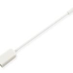 Adapter 3.5mm to USB A female White Color, 20cm