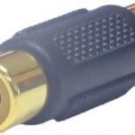 Adapter RCA - RCA F-F AUDAGG, RCA, RCA,  Female/Female, Black