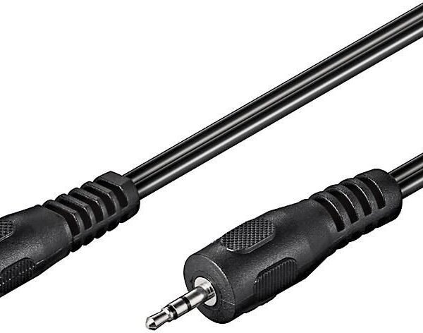 Minijack Cable 2 meter Audio AUX adapter Cable 3.5  mm to 2.5 mm stereo Cable