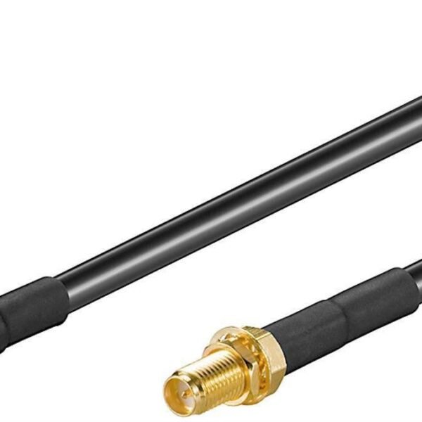 WLAN ANTENNA EXTENSION CABLE  RP-SMA PLUG <gt/> RP-SMA JACK  - 1M RP-SMA plug <gt/> RP-SMA jack