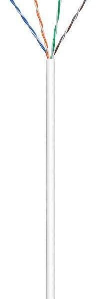 U/UTP CAT6 100m White LSZH Stranded, AWG24, CU Non-terminated flexible data-/patchcable for Home/indoor using, packed in a box