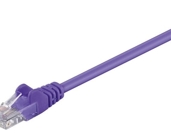 U/UTP CAT5e 1.5M Purple PVC Unshielded Network Cable, PVC, 4x2xAWG 26 CCA
