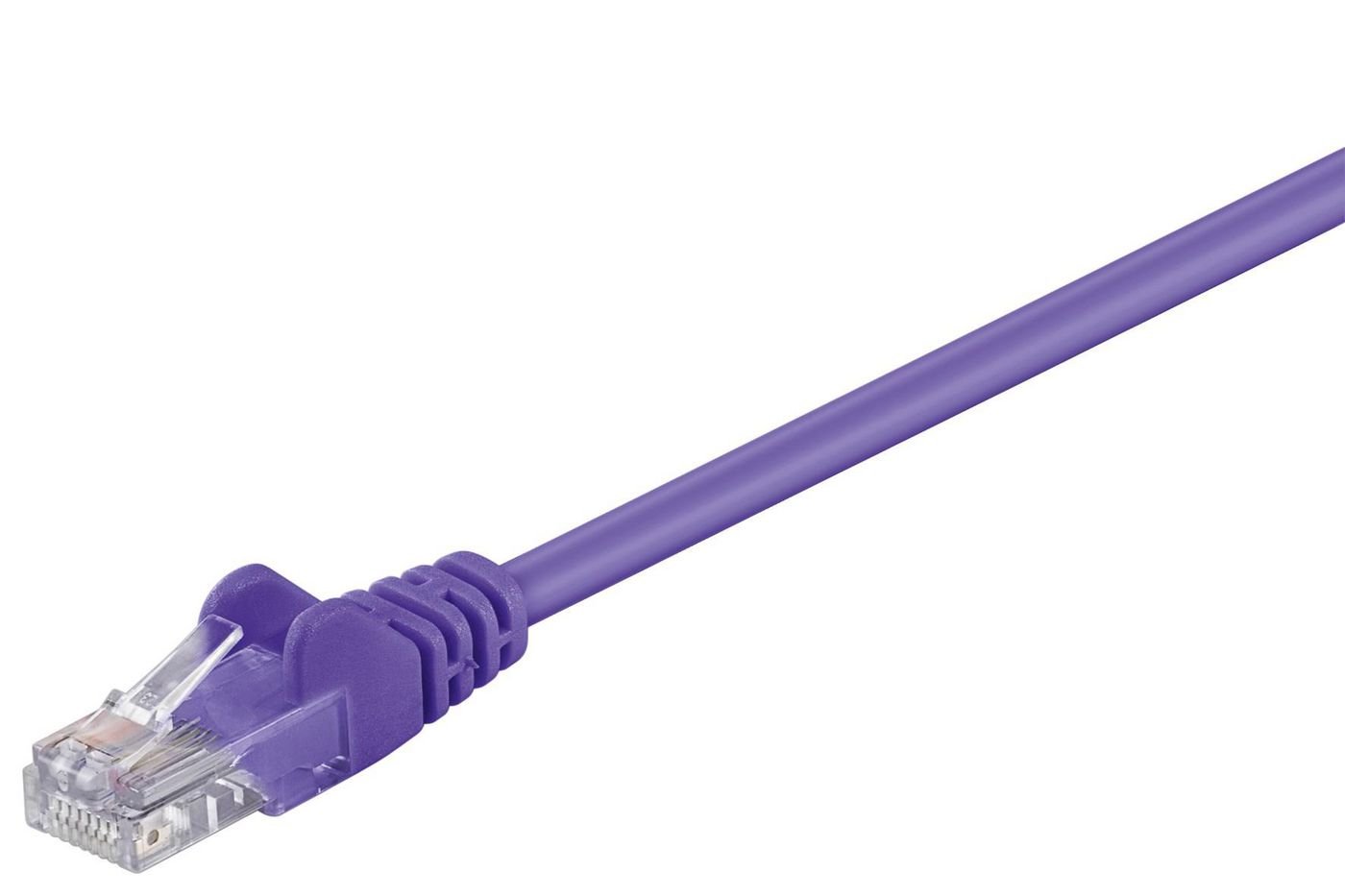 Img_25426782.jpg U/UTP CAT5e 0.5M Purple PVC Unshielded Network Cable, PVC, 4x2xAWG 26 CCA - Image 1