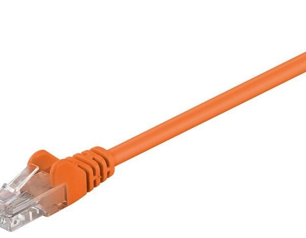 U/UTP CAT5e 3M Orange PVC Unshielded Network Cable, PVC, 4x2xAWG 26 CCA, 3 Meter