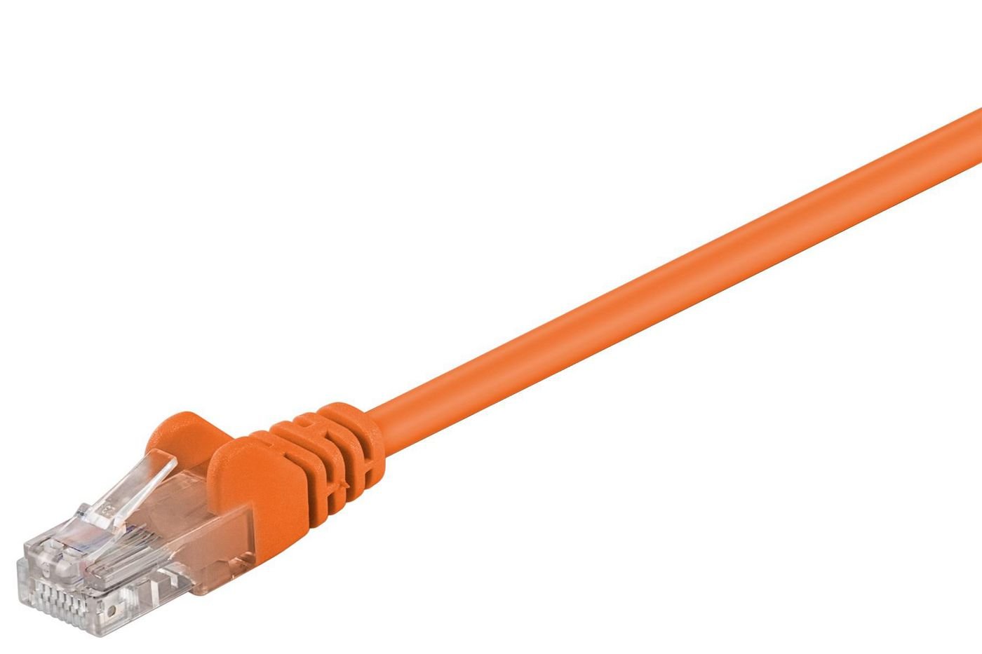 Img_25426791.jpg U/UTP CAT5e 0.5M Orange PVC Unshielded Network Cable, PVC, 4x2xAWG 26 CCA - Image 1