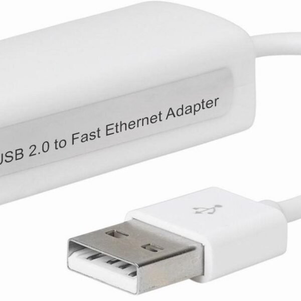 USB2.0 to Ethernet, White It supports, Win 7, Vista,  XP. Mac10.x etc.