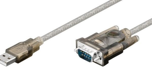 USB2.0 - Serial DB9 M-M, 1,5m with Prolific chipset Latest software driver updates can be found on www.prolific.com.tw
