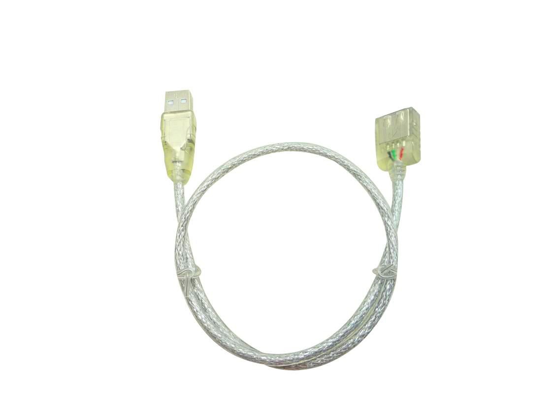 Img_25426914.jpg USB2.0 Extension A-A 0,5m M-F Transperant, Hi-Speed cable Max. Transmission rate : 0.48 Gbit/s - Image 1