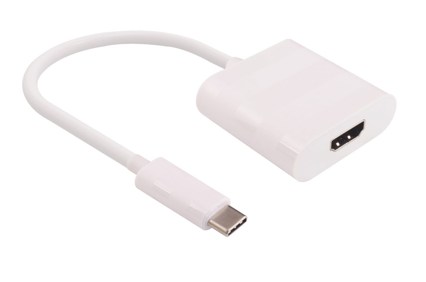 Img_25426959.jpg USB-C to HDMI, White Video resolution Up 4K*2K@30Hz 0,15m, M - F - Image 1